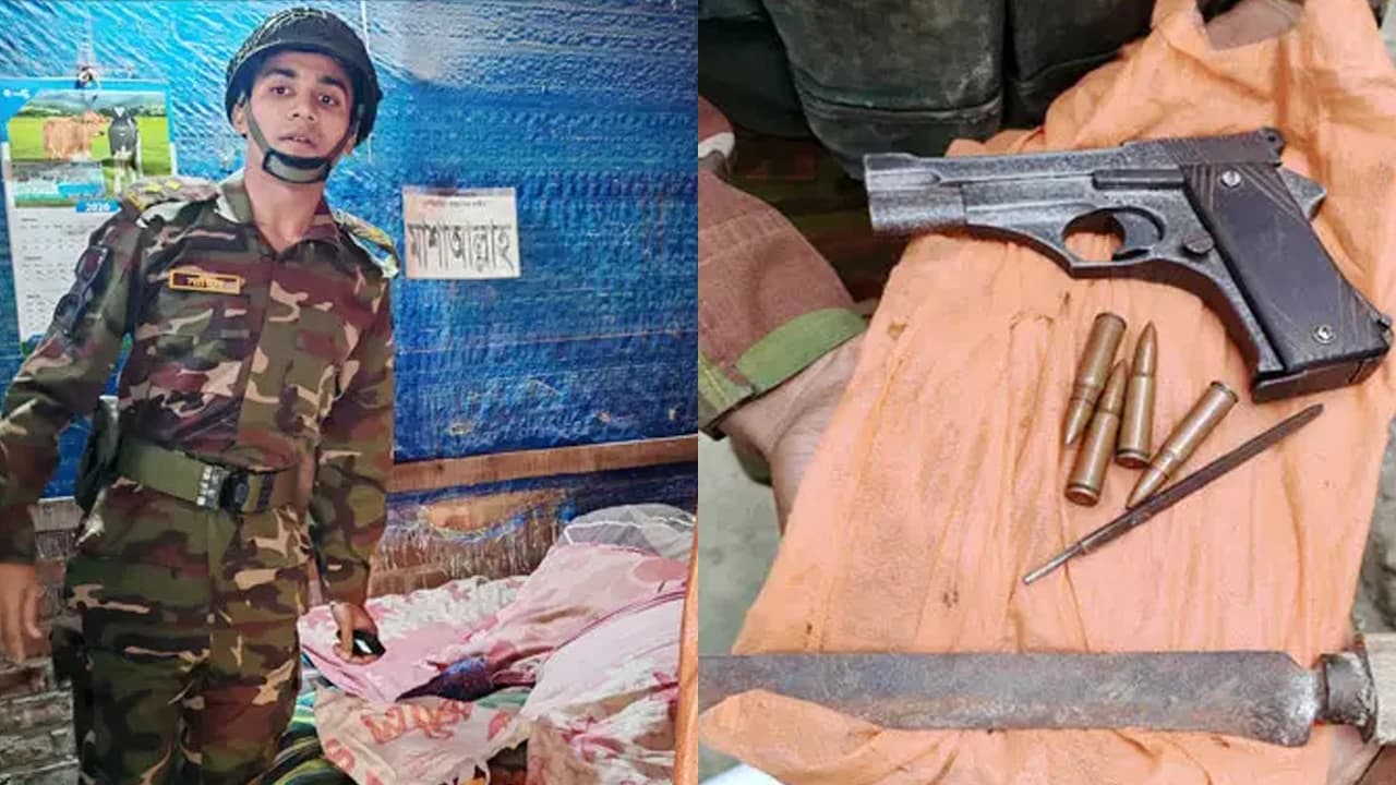 ফেনীতে যুবদল নেতার খামার থেকে বিদেশি পিস্তল উদ্ধার- খবরের থাম্বনেইল ফটো