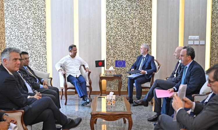 প্রধানমন্ত্রীর সঙ্গে ইইউ প্রতিনিধি দলের সৌজন্য সাক্ষাৎ- খবরের থাম্বনেইল ফটো