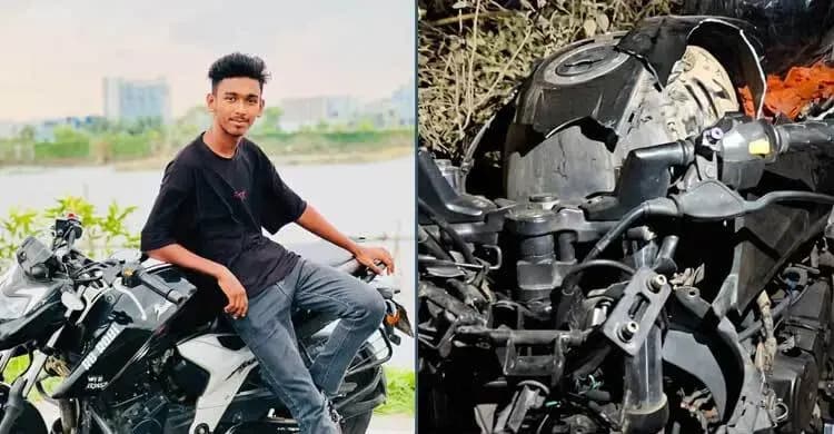 নারায়ণগঞ্জে মোটরসাইকেলের ত্রিমুখী সংঘর্ষে নিহত ১, আহত ৪- খবরের থাম্বনেইল ফটো